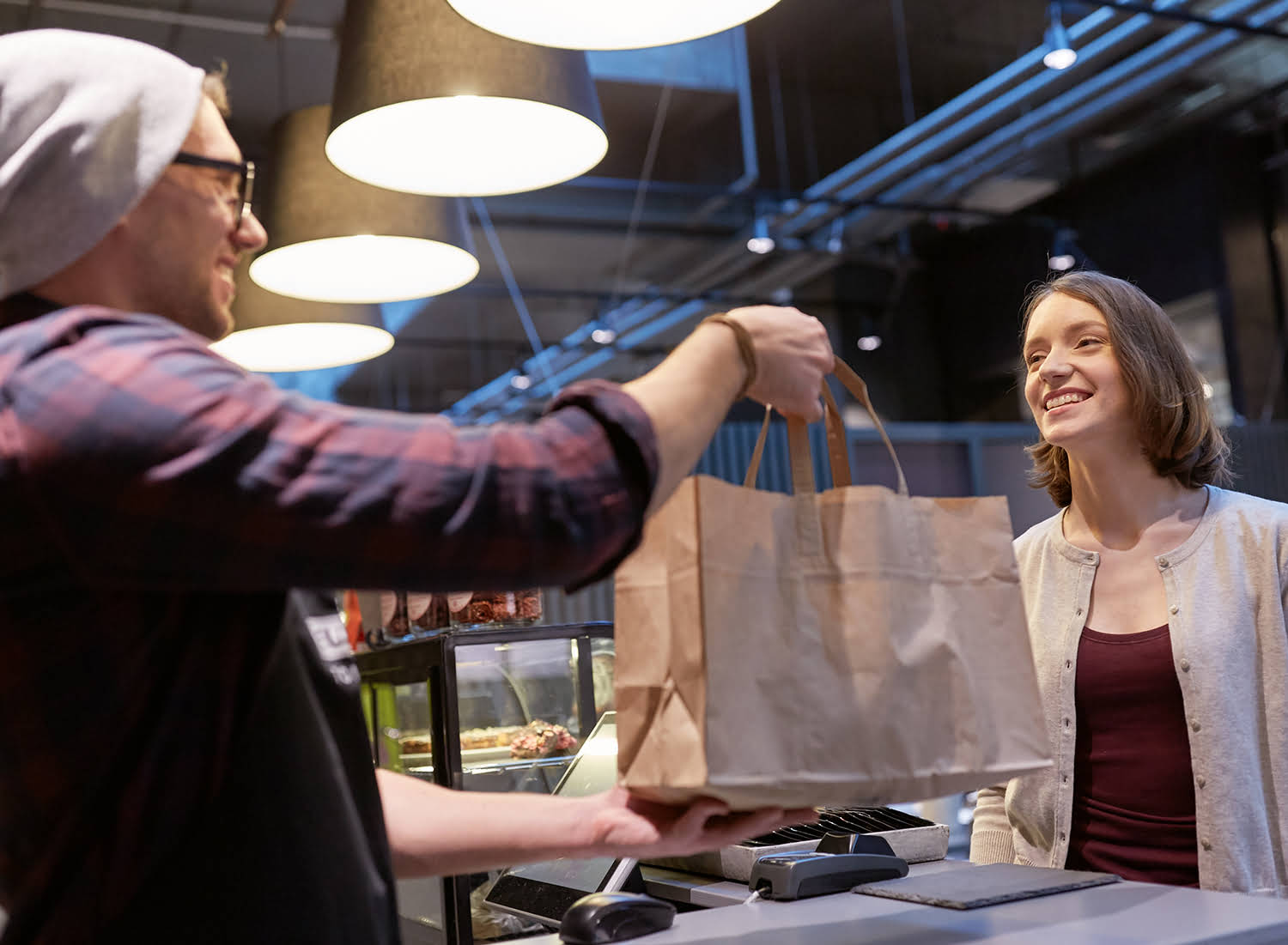 外賣一體手提袋紙袋機連印刷機